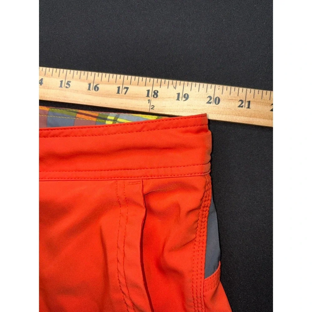 The‎ North Face Mens Orange Board Shorts Swim Trunks Size 40 Drawstring